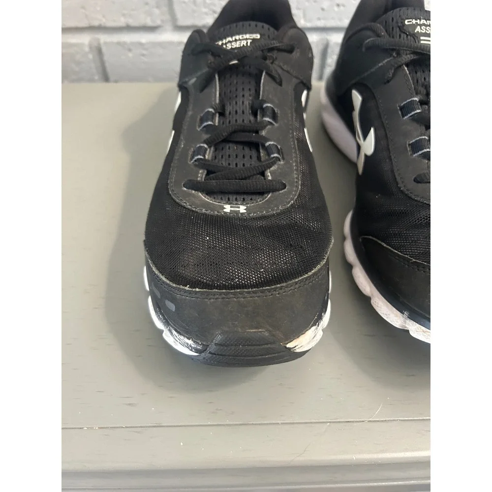 Under Armour Black Charged Assert 8 Shoes Mens 11.5 Running Sneakers 3021952
